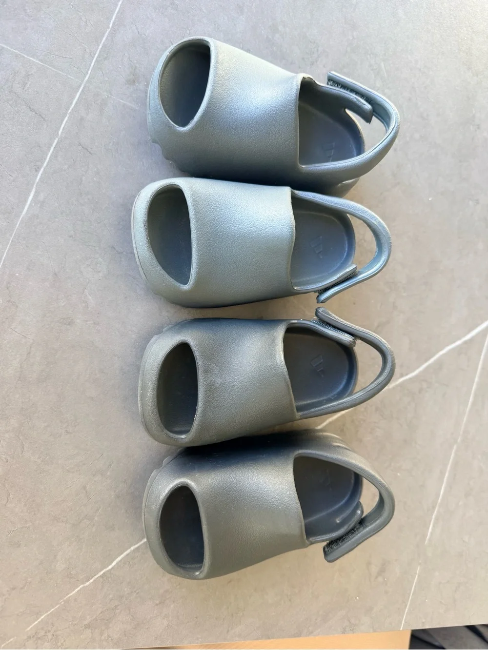 Yeezy Kid slides bundle of 2 pairs